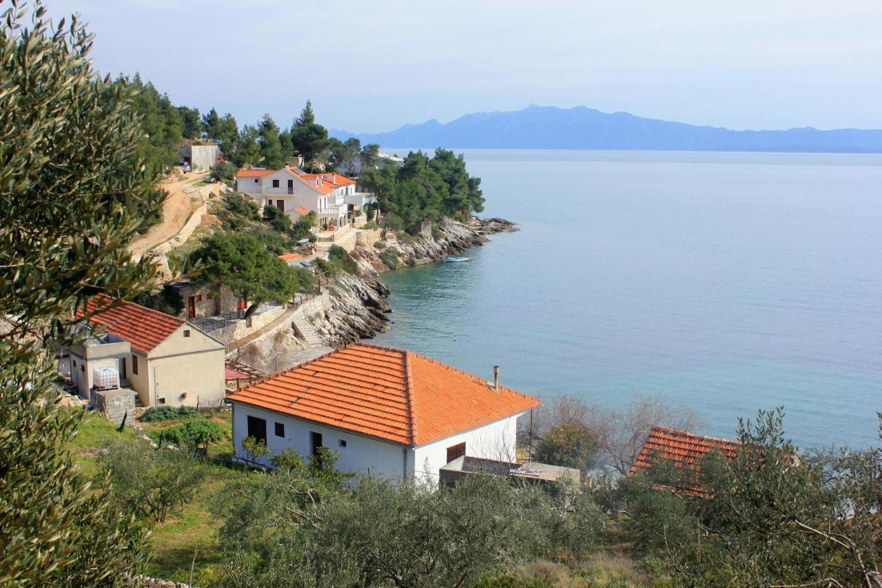 Seaside Secluded Apartments Cove Torac, Hvar - 589 Gdinj Bagian luar foto
